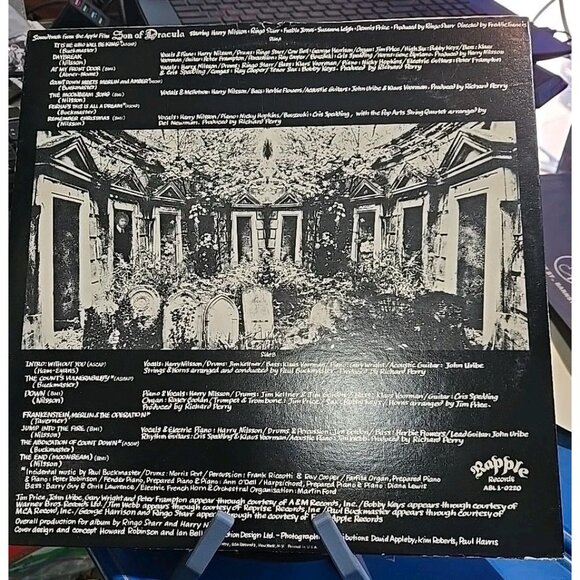 HARRY NILSSON Son of Dracula 1972 Rapple W/ Iron-on & AUTOGRAPHED - Picture 4 of 16